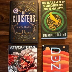 Assorted Young Adult/ Sci Fi Books (DUNE, ATTACK ON TITAN, ETC)